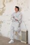 Gray Melange Cozy Basic Leg Rubber Oversize Tracksuit - 6