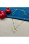 Women's Steel Zircon Stone Gold Long Serenay Sarıkaya Necklace - 4