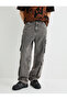Loose Fit Jeans with Cargo Pockets, Washable and Buttoned - 4