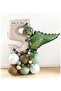 Big T-Rex Dinosaur Balloons Cream Age Foil Balloons Birthday Party Set Ornament