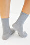 Bamboo Women's Elasticless Gray Seamless Premium Socks 6-Pack Non-Squeezing Socks - Leave No Marks - 4