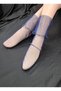 Salsa Ruffled Short Tulle Socks Navy Blue