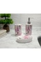 Ceramic 3-Piece Bathroom Set Girl with Paris Pattern 20x20x10cm - 3