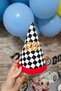 Racing Cars Theme Birthday Hat Racing Concept Birthday Cardboard Party Hat - 2