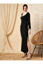 Open Back Tie-Up Detail Maxi Dress with Side Slit - 2