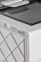 4-Piece Multi-Purpose Bathroom Cabinet with Wheels Stackable Folding Bathroom Organizer Cabinet Towel Holder - 5