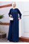 Pleated Detail Modest Abaya - 2