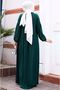 Pleated Detail Modest Abaya - 7