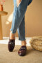 Women's Slippers with Chain Detail, Closed Toe, Flat Sole, Jayla - 8