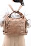 حقيبة كتف وحقيبة ظهر نسائية من Y.S.Leather - استخدام عملي، 23*30 سم، جلد صناعي نباتي - 2
