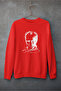 Stil-X Atatürk Silhouette Printed Crewneck Oversize Three-Yarn Shardoon Sweatshirt