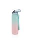 1000ml Large Size Double Color Softtouch Ff Collection Tritan Water Bottle Green-Pink - 2