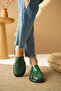 Women's Detailed Stylish Orthopedic Flat Sole Slippers Bronte - 3