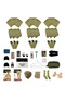 9 Winter Essential Military Equipment and Underwear Kit