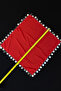 Large Size Chiffon Halay Handkerchief 50X50Cm Red Silver 1Pc Bride Groom Wedding Henna Circumcision Promise Bride - 8