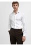 Slim fit pamuklu gömlek