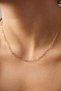 Steel Paperclip Oval Ring Chain Necklace Suitable for Daily Use Tarnish Resistant Cable Chain Necklace 2mm