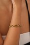 Steel Twist Bracelet Large Interlocking Bracelet 5mm Non-Tarnish 17Cm+4Cm&21Cm - 5