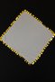 Large Size Chiffon Halay Handkerchief, 50X50Cm Gray Gold 1 Piece, Bride Groom Wedding Henna Circumcision Promise Bride - 9