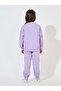 Embossed Print Drop Shoulder Sweatshirt & Joggers Set - 5
