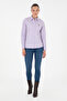 Women's Lilac Long Sleeve Basic Shirt 50295710 -Vr034 - 4