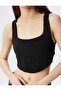 Sleeveless Square Neck Crop Corset Look Top - 5