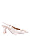 2006-22y Women's Blunt Toe Accessory Goblet Heeled Shoes