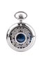 Corded Embroidered Silver Color Pocket Watch Sl7153