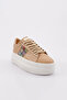 Women's Thick Sole Silver Stone Sneakers Shoes Nude 15299723118 - 2