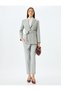 High Waist Fabric Trousers with Elastic Waist Tie Pockets - 2
