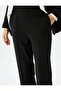 Crepe Scuba Fabric Ribbed Detailed Trousers with Pockets - 5