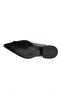 Black Patent Leather Ballerinas - Pointed Toe, Plain Metal Buckle, Heels 343421085 - 5