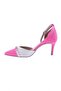 Women's Ankle Strap Crystal Stone Thin Heeled Shoes Fuchsia Scuba 22112821 - 3