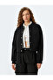 Comfortable Fit Bomber Jacket with Snap Button - 3