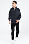 Navy Blue Inside Shirt Lined and Waterproof Seasonal Men's Coat - 6