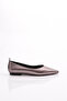 Women's Pointed Toe Ballerinas Platinum Toro 2773557