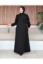 Tie-Up Fastening Detailed Coat, Black
