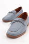 Women's Lace Detailed Ballerina Blue 24232110 - 4
