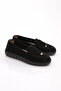 Women's Rope Patterned Comfort Shoes Black Suede 264102623 - 2