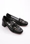 6552 Women's Heeled Shoes with Metal Accessories - 2