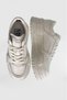 Darla Genuine Leather 6cm Thick Sole Sneaker Sports Shoes for Women - 8