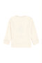 Girl's Cream Crew Neck Sweatshirt 50292564-Vr071 - 3
