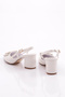 Women's Open Side Heeled Shoes Sedef 2174102621 - 3