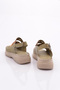 Scorpion Patterned Women's Sandals - Velcro and Garni Genuine Leather 4373243 - 3
