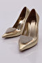 Women's Heeled Shoes Gold Snake 101393236 - 4