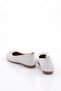 Women's Bow Detailed Ballerinas White Genuine Leather 251371010 - 3