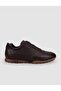 100% Genuine Leather Brown Lace-Up Men's Casual Shoes