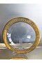 Lale Kumlama Gold Detailed Cake Plate 19 cm - Single Stylish Presentation - 3