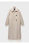 Double-breasted wool coat - 3