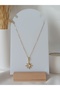 North Star Zircon Stone Steel Necklace